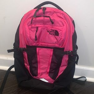 North Face Hot Pink Recon Backpack